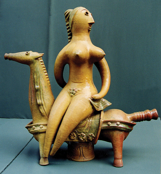 «Лада на коні». 1993. Кераміка